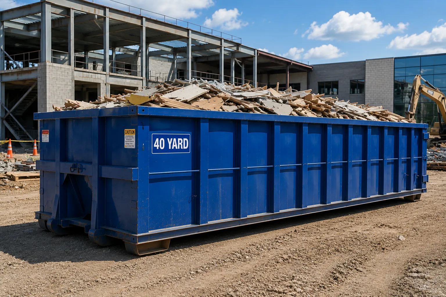 40 yard dumpster rental from our Maple Grove fleet